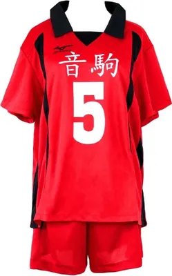 Produktbild von Kostüm Verkleidung Haikyuu Cosplay Anime T-Shirt Volleyball-Shorts XL