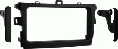 Zdjęcie produktu dla Płyta przednia 2-DIN kompatybilna z Toyotą Corolla 2009-2013, czarna