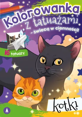 Produktbild von Bunt mit einer Tätowierung im Dunkeln! Katzen 76073
