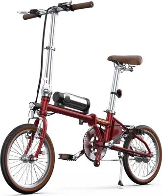 Produktbild von ONESPORT OT02 Elektrisches Fahrrad - 250W Motor 36V5.2Ah Batterie 16 Zoll Faltbares - Rot