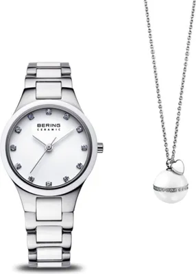 Produktbild von Bering Damenuhr mit Kette Charity Collection 32327-754