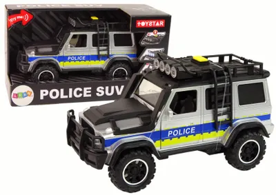 Immagine prodotto di Auto della polizia fuoristrada 1:14 Friction Drive