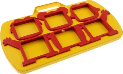 Produktbild von 1x Lego Duplo Steck Bau Lern Spiel Motorik Basis Platte gelb ohne Steine 2103