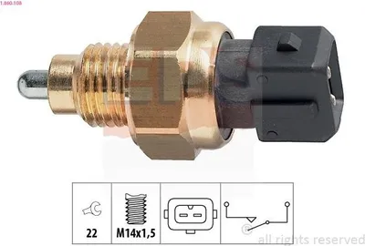 Produktbild von EPS Rückfahrschalter 1.860.108 passend für PEUGEOT 206 Schrägheck (2A/C)