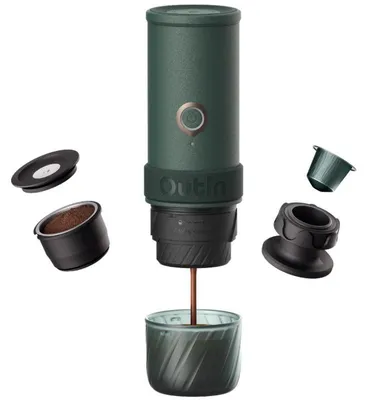 Obrázok produktu pre Outin OTEM-MO-01-AA-CG, Tyrkysová, Kávová kapsula, Mletá káva, 22 bar, 93,3 °C, 0,07 L, 12 g