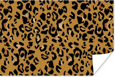 Produktbild von MuchoWow® Poster Tiere - Pantherdruck - Muster 30x20 cm - Plakate - Print
