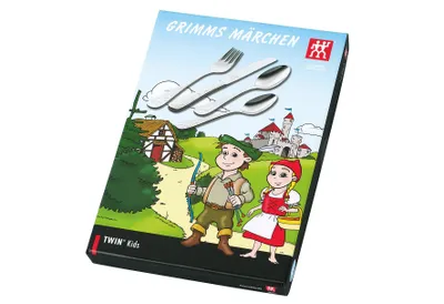 Produktbild von ZWILLING Kinderbesteck Grimm's Märchen Edelstahl 4teilig