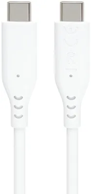 Produktbild von PremiumCord Silicone USB-C 60W 480Mbps White 1,5 m USB-Kabel