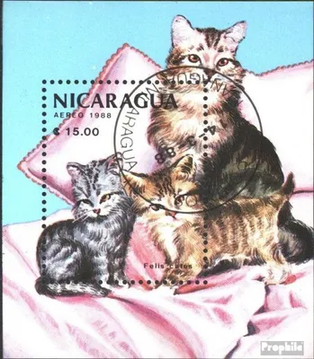 Produktbild von Briefmarken Nicaragua 1988 Mi Block179 (kompl.Ausg.) gestempelt Tiere