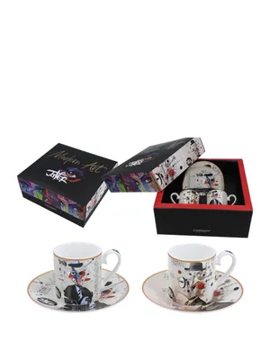 Produktbild von CARMANI Tasse und Untertasse, 4 Stück