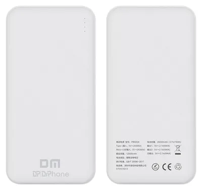 Productafbeelding van Drphone EnerGleam Pro - Powerbank - 20000 mAh -Draagbare Power Bank met 2 USB