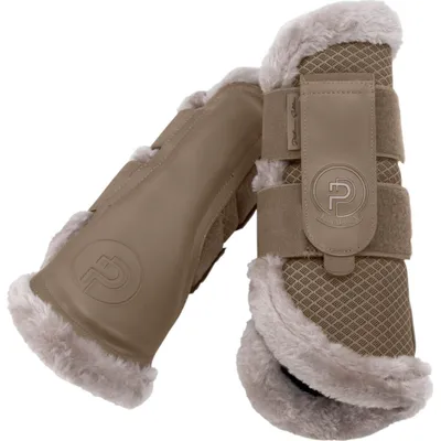 Produktbild von Eskadron Platinum Gamaschen " MESH FAUXFUR ", 1 Paar Größe - S Farbe - smoky taupe