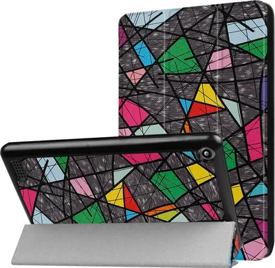 Zdjęcie produktu dla Etui dla Amazon New Fire 7 2017 Ultra Slim Cover Hardcase z funkcją Wake & Sleep + DARMOWY rysik Touch Pen