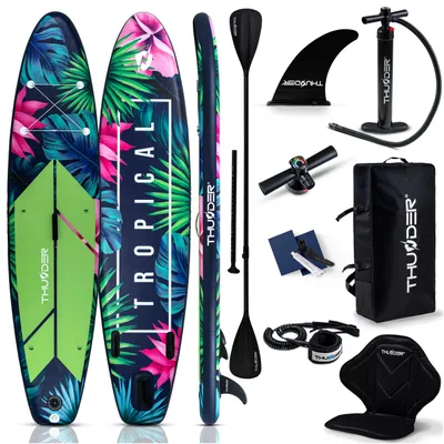 Immagine prodotto di Thunder Tropi 320 Stand Up Paddle Board 320 x 75 x 15 cm Verde Rosa 150 kg