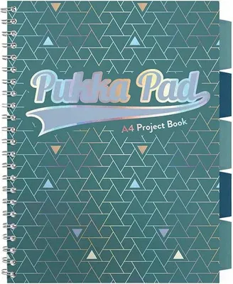 Zdjęcie produktu dla Pukka Project Glee Book notatnik A4 w kratkę, zielony, 3005-GLE(SQ)