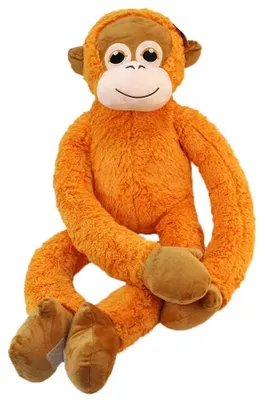 Obrázek produktu pro Plyšová hračka orangutana s suchým zipem na rukou – cca 80 cm