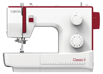 Produktbild von Carina Classic II, Weiß, Automatische Nähmaschine, Nähen, 4 Step, 4 mm, Elektro