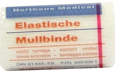 Productafbeelding van ELASTISCHE MULLBINDE, 4 cm x 6 cm, 1 stuk