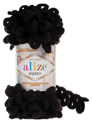 Produktbild von 100g Strickgarn Alize Puffy, patentierte Neuheit, Schlaufen-Stricken ohne Nadeln