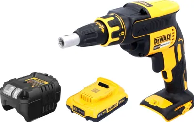 Produktbild von DeWalt DCF 620 D1 Akku Trockenbauschrauber 18 V 30 Nm Brushless + 1x Akku 2,0 Ah + Ladegerät
