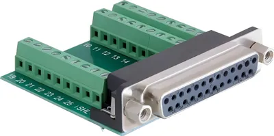 Produktbild von DELOCK Adapter Terminalblock 27Pin -> D-Sub25 Buchse
