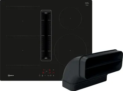 Zdjęcie produktu dla Neff V56NBS1L0 + Z861SB2, Czarny, Wbudowany, 60 cm, Płyta indukcyjna strefowa, Szkło ceramiczne, 4 stref(y)