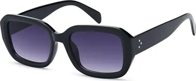 Produktbild von styleBREAKER Damen Retro Sonnenbrille mit breitem Kunststoff Rahmen und Rechteckigen Polycarbonat Gläsern 09020143