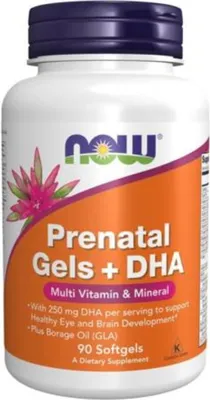Imagen del producto de NOW Foods Suplementos dietéticos Prenatal Gels Dha, BI3884