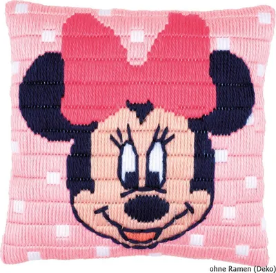 Obrázok produktu pre Vervaco "Disney Minnie Mouse" steh vankúš, predkreslený vyšívací vzor