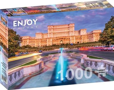 Obrázok produktu pre Puzzle 1000 dielov Enjoy – Palác parlamentu, Bukurešť