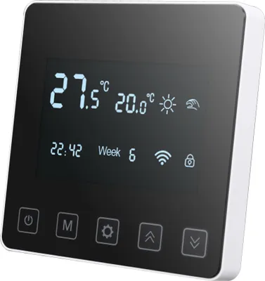 Produktbild von Digitální WIFI pokojový termostat Programovatelný termostat Podlahové vytápění Pokojový termostat Vnitřní teploměr s ovládáním aplikací/Úspora energie