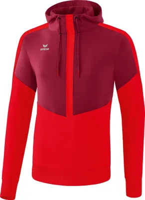Produktbild von Erima Squad Kapuzensweat Herren - Bordeaux / Rot