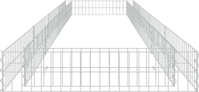 Immagine prodotto di Gabbione Letto Rialzato in Acciaio Zincato 400x100x20 cm