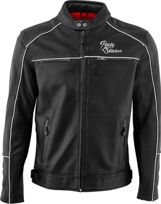 Produktbild von Rusty Stitches Chase Schwarz-Weiss Herren Jacke 48 / S