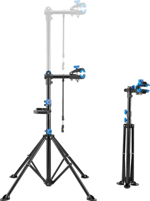 Obrázek produktu pro VEVOR stojan na opravu jízdních kol montážní stojan na jízdní kola (nosnost 29,9 kg) s nastavitelnou výškou 835-1440 mm a magnetickým zásobníkem na nářadí, skládací stojan na údržbu horských kol silničních kol