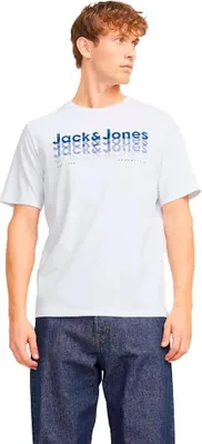 Produktbild von Jack & Jones Tex Kurzarm-t-shirt Weiß L Herren Weiß L
