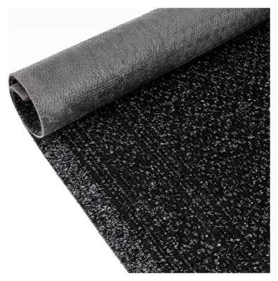 Produktbild von Schmutzfangmatte Flur Läufer Fußmatte Teppichläufer Flurteppich Türmatte Meterware Schwarz 140x80cm