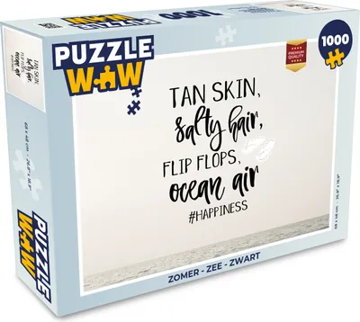 Obrázok produktu pre MuchoWow® Puzzle 1000 ks Leto - more - čierne