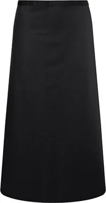 Zdjęcie produktu dla Karlowsky fartuch bistro IBIZA 110 x 90 cm unisex mieszanka poliestru i bawełny łatwa w praniu czarny