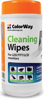 Produktbild von ColorWay Cleaning Wipes für LCD- und TFT-Bildschirme 100 Blatt