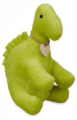 Obrázek produktu pro Relaxdays Zarážka do dveří Dino, látka a písek, dětská zarážka do dveří na podlahu, do interiéru, VxŠxH: 18 x 13 x 24 cm, dekorativní vak na dveře, zelený
