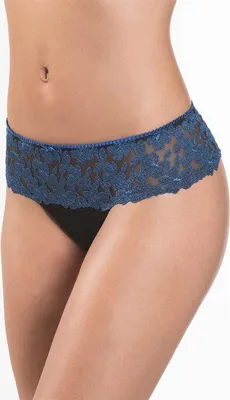 Produktbild von Aubade Femme Charmeuse String MJ71 Schwarz - größe 44