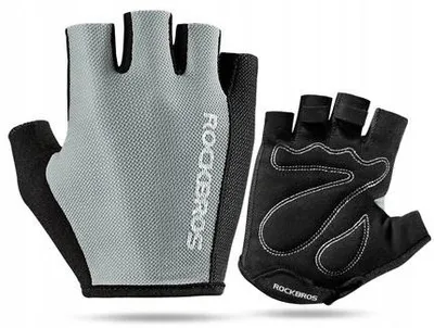 Produktbild von Rockbros Fahrradhandschuhe kurz XXL schwarz atmungsaktiv