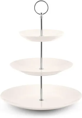 Produktbild von Etagère 3-lagig - Servierplatte für Kuchen, Gebäck und Snacks