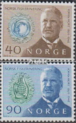 Produktbild von Briefmarken Norwegen 1969 Mi 585-586 (kompl.Ausg.) postfrisch Hjort