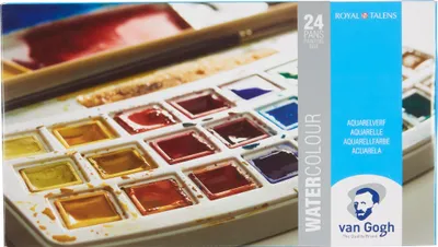 Produktbild von Van Gogh 20808624, Blau, Grün, Grau, Orange, Rot, Weiß, Gelb, 24 Stück(e)