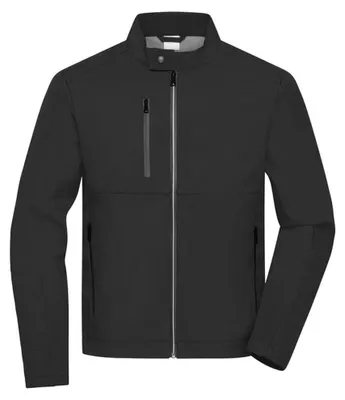 Produktbild von James and Nicholson - Softshelljacke für Herren LT2548 (L) (Schwarz)