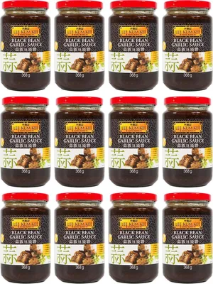 Produktbild von LKK Schwarze Bohnen Sauce Knoblauch 12x368g