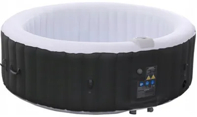 Obrázek produktu pro Nafukovací hydromasážní bazén o objemu 1000 l, pro 6 osob, 2400 W, Ø 208 cm, černá