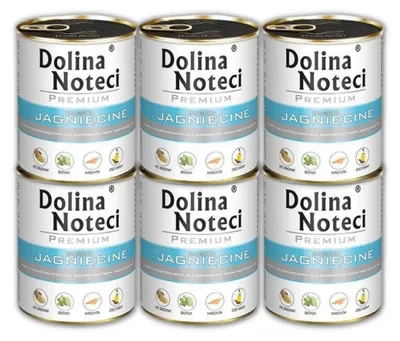 Produktbild von Dolina Noteci Premium Nassfutter für Hunde Lamm 6x400g
